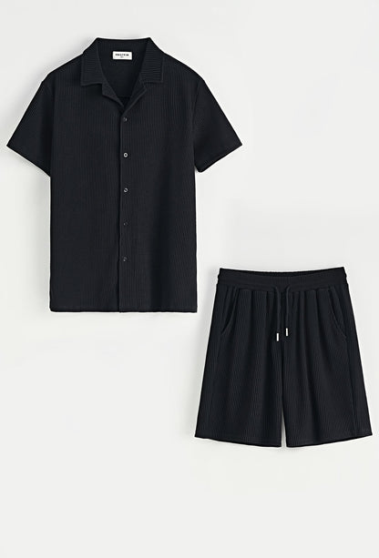 Ensemble chemise short uni